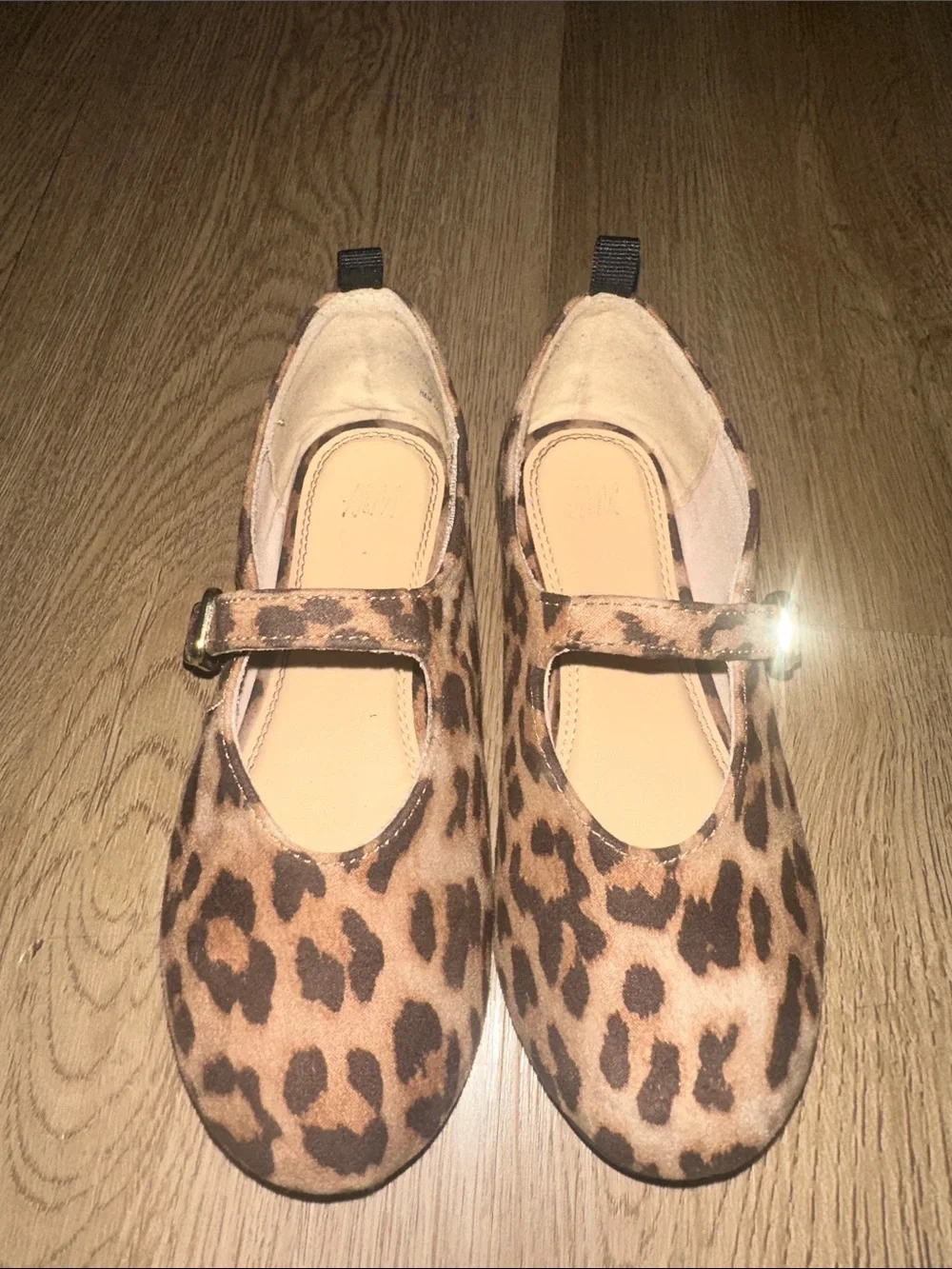 H&M Leopard Print Mary Jane Shoes - Brown & Black